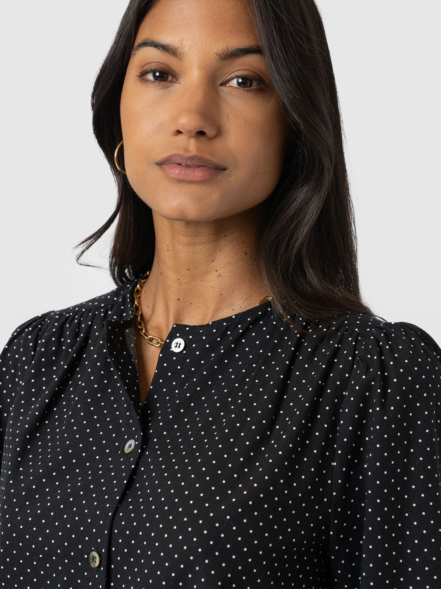Amelie Blouse - Polka Dot - Women's Blouses | Saint + Sofia® EU